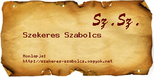 Szekeres Szabolcs névjegykártya